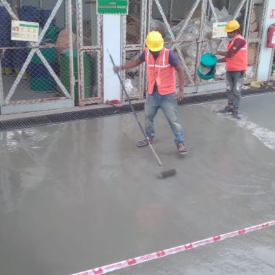 PU FLOORING GRANULAR FINISH